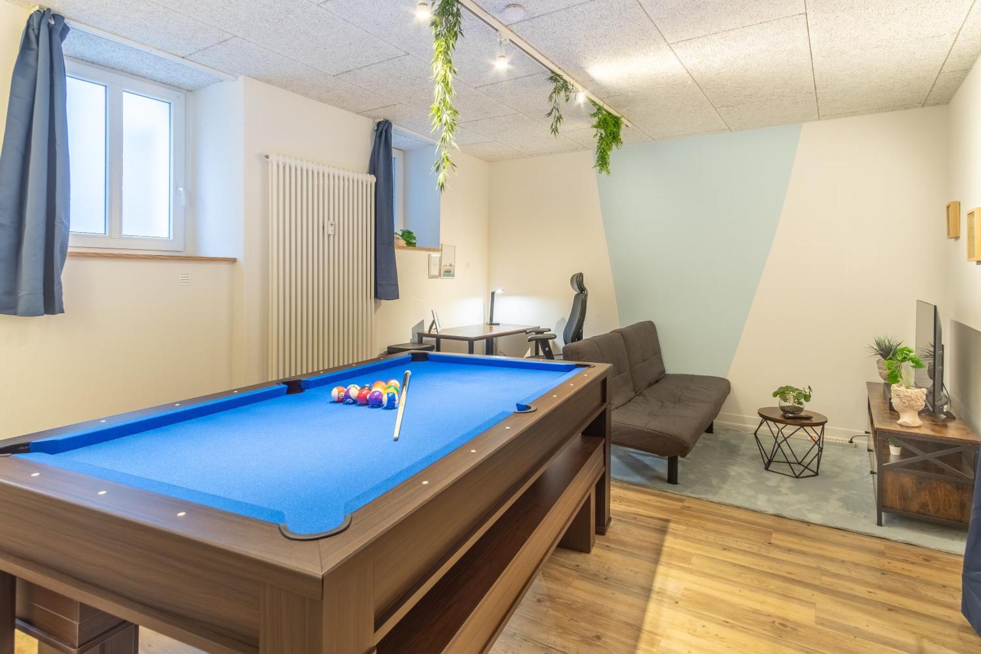 Pool Table Heaven, Workstation, 4K Tv, Netflix Lägenhet Leipzig Exteriör bild